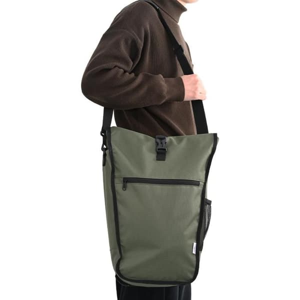 Cykelväska - 20 L - Olivgrön - Polyester - 34x16x59 cm