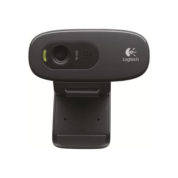 Webbkamera - Logitech - C270 - HD 720p - Inbyggd mikrofons - Universell klämma - USB 2.0