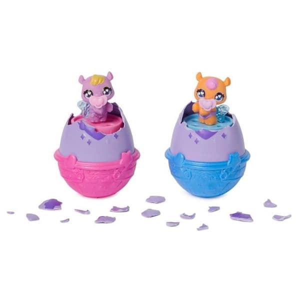 SPIN MASTER PAKET MED 2 HATCHIMALS + DUSCH FÄRGÄNDRING