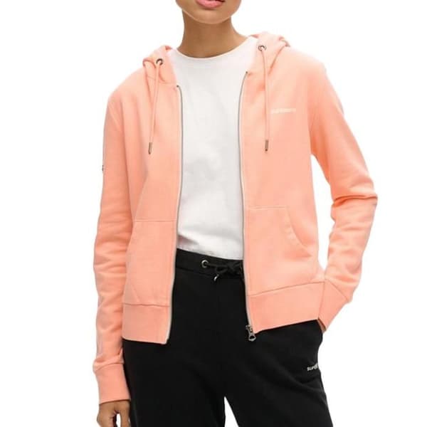 Orange Zipjacka Dam Superdry Enfärgad