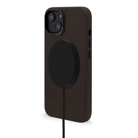 Coque - Avkodad - iPhone 14 - Full grain läder - MagSafe-kompatibel - Brun