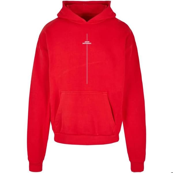 Ultra-tung hoodie Merchcode Think Different - röd