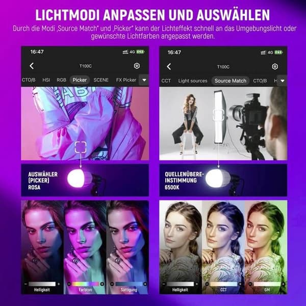 Neewer NK800 LED-video lampa