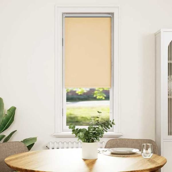 vidaXL Butik rullgardin mörkläggande tygbredd 35,7 cm polyester 4010752