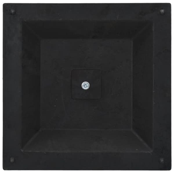 vidaXL Square Parasol Base Polyresin 12 kg Brons