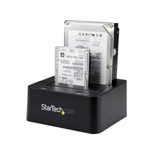 Dockningsstation - STARTECH - SDOCK2U33 - USB 3.0 - 2 SATA III hårddiskar - Svart