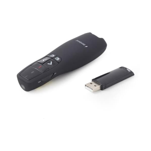 Presentatör - GEMBIRD - WP-L-12 - Trådlös - Laserpekare - USB-mottagare