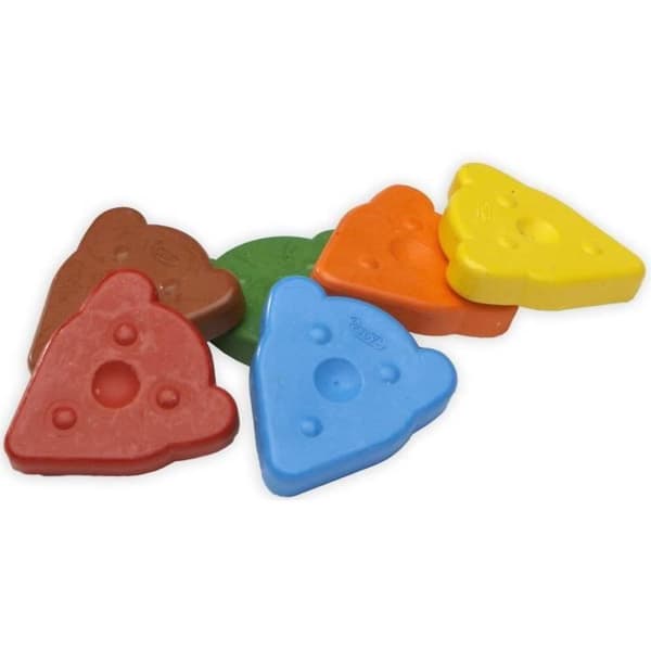 Vaxkritor - JOVI - Magic Bear - 30 färger - Triangulär - Ergonomisk