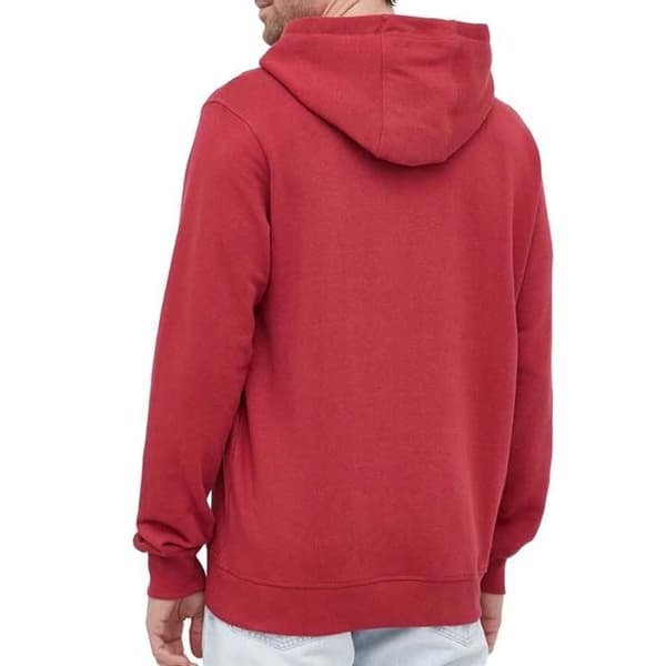 Röd Huvtröja Herr Guess Broderad