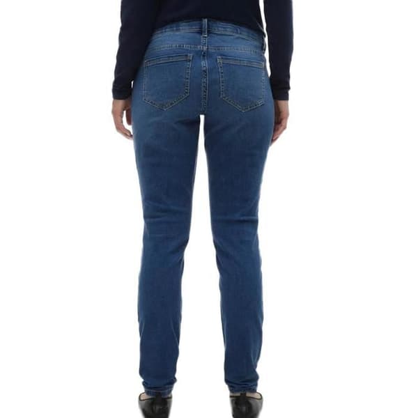 Jeanblå kvinna Vero Moda graviditetsbumpband