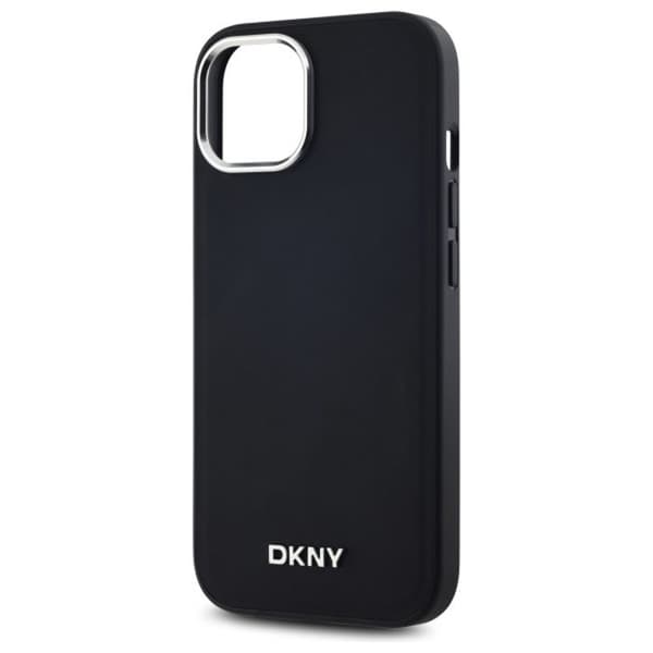 Coque för iPhone 15 - DKNY - Hardcase Plain Logo MagSafe - Svart - Optimalt skydd - Elegant