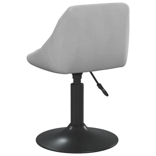 vidaXL Barpall Grå Velour.