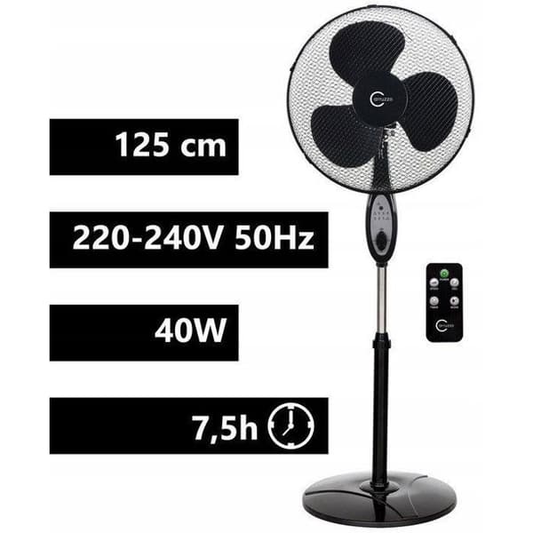 Ventilator Noname GOLVVENTILATOR WS2 MED FJÄRRKONTROLL