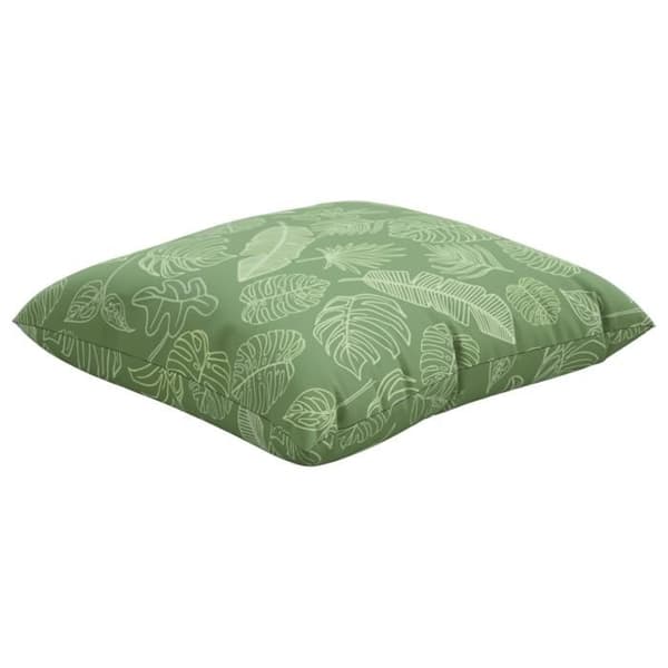 Kuddar 4 st Bladmotiv 60x60 cm Tyg