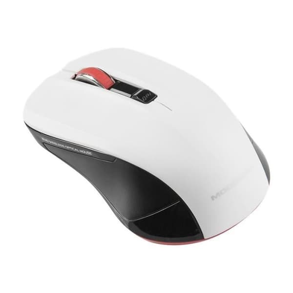 ModeCom MC-M9.1 optisk mus - 4 knappar - USB-kabel - svart, vit