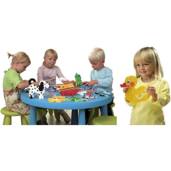 hama hama strykpärlor maxi + "jul" platta, i låda