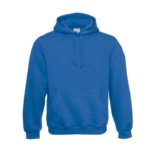 B&C Wu620 Huva Sweat Royal-Blå S