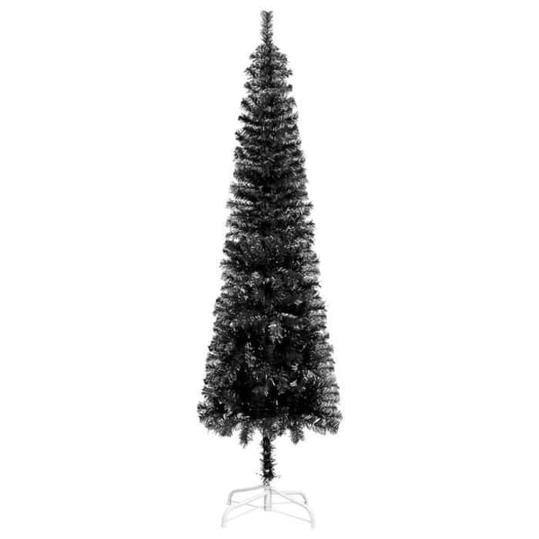 vidaXL Smal Svart Julgran 210 cm