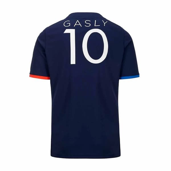 Formel 1-tröja - KAPPA - KOMBAT Gasly nr 10 - Blå - 100% polyester - Rak passform