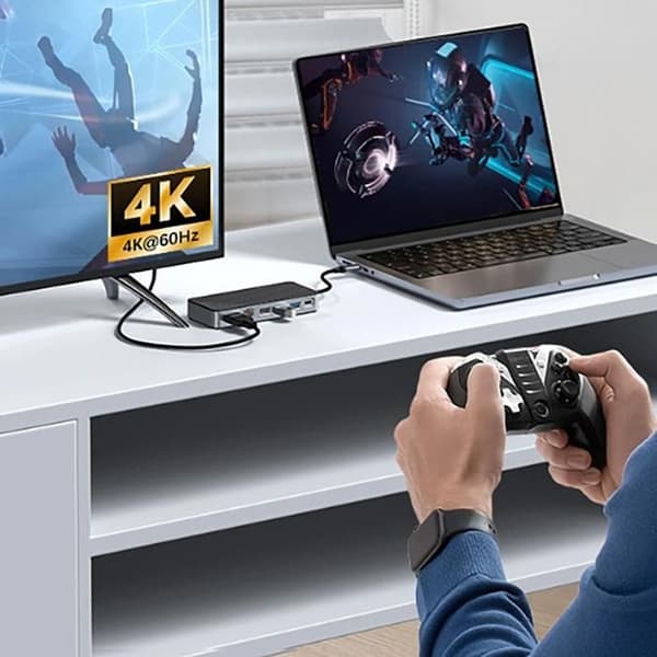 Orico USB-C Dockningsstation Med M.2 Diskplats 1X USB-A 3.2 1X