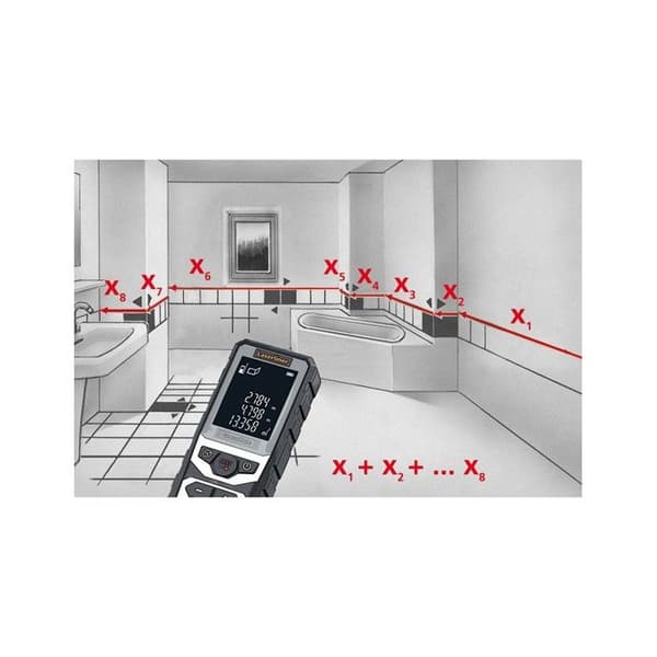 Laserliner DistanceMaster Laseravståndsmätare väska 50 m