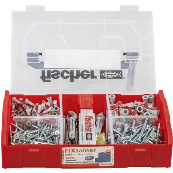 Fischer 547166 FIXtainer Set med plugg 1 st.