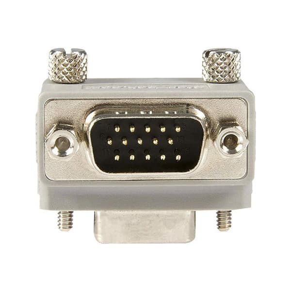 VGA-adapter - STARTECH - Typ 2 - HD15 Hane/Hona - Höger vinkel - Grå