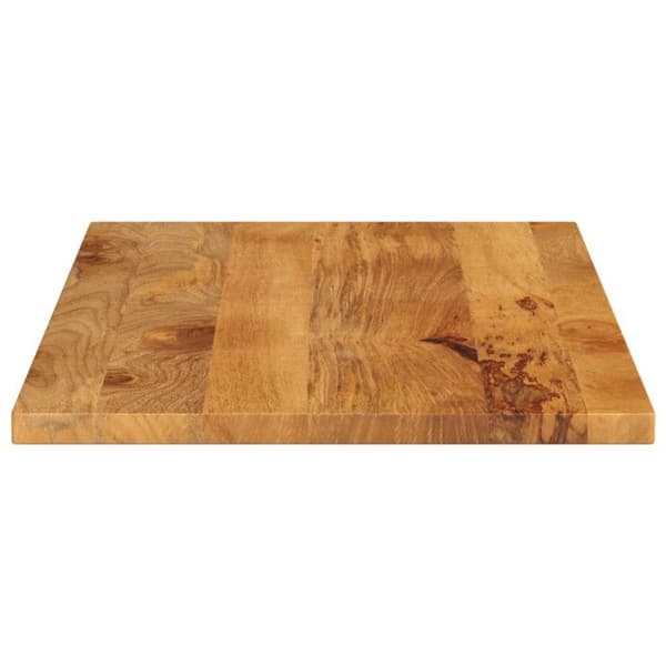 Bordsskiva - MANGUIER - Rektangulär - 100x50cm - Massivt trä - Ekfinish