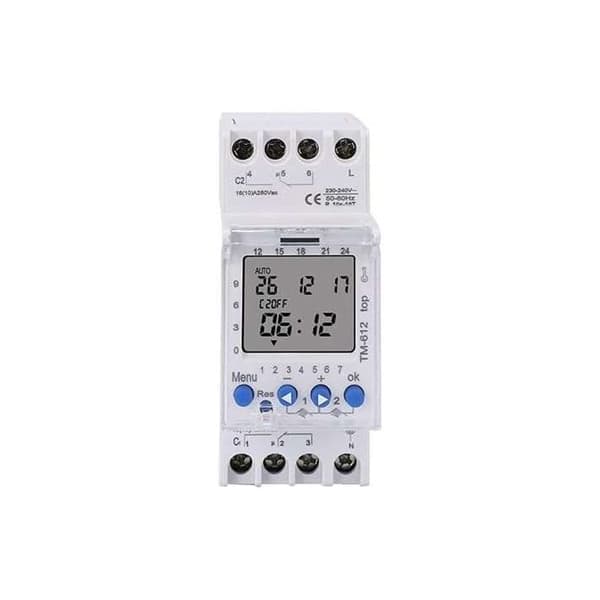 Digital Klocka Strömbrytare - MONDIALPRO - AHC822 - Veckoprogrammering - 44 cykler på/av - LCD-display