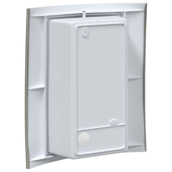 Utomhusvägglampa med sensor 2 st Silver Rostfritt stål IP44