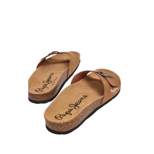 Sandaler - PEPE JEANS - Ref 62821 879 - Brun - Anatomiska - Halkfria