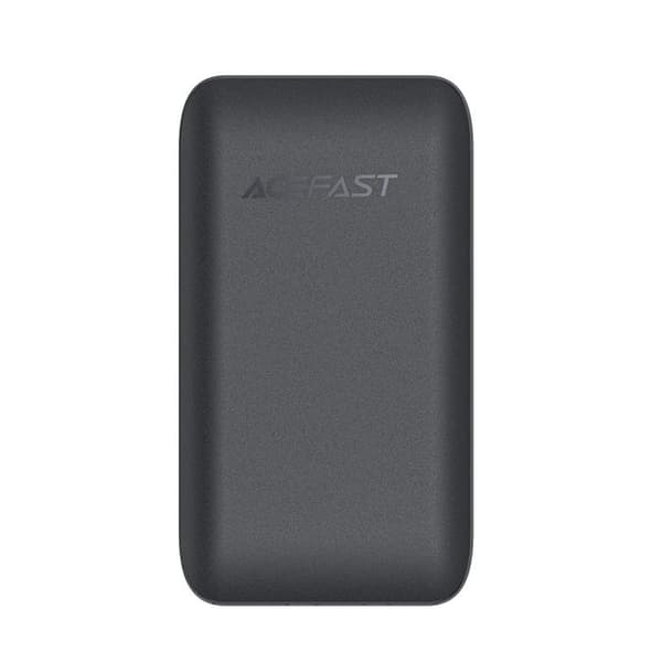 Batteri för Priza, GaN, 2x Typ-C, USB, PD65W - Acefast (A100) - Svart