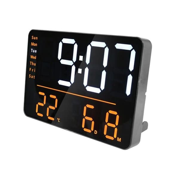Svart LED-multifunktionsklocka NUMI