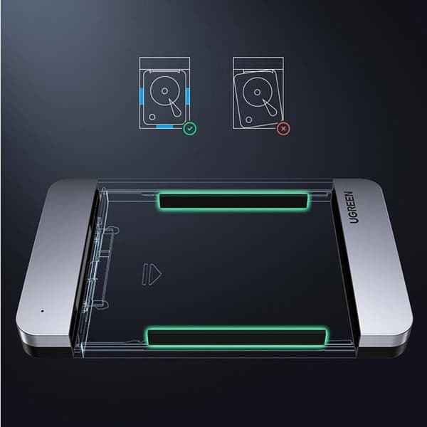 Hårddiskhus 2,5'' - UGREEN - CM300 - USB-C 3.0 - SATA 3.0 - 6 Gbit/s