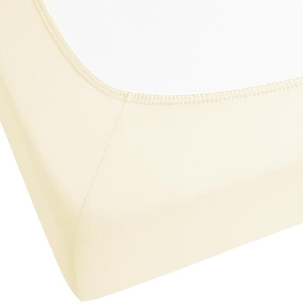 Beige bomullsskydd 160 x 200 cm JANBU