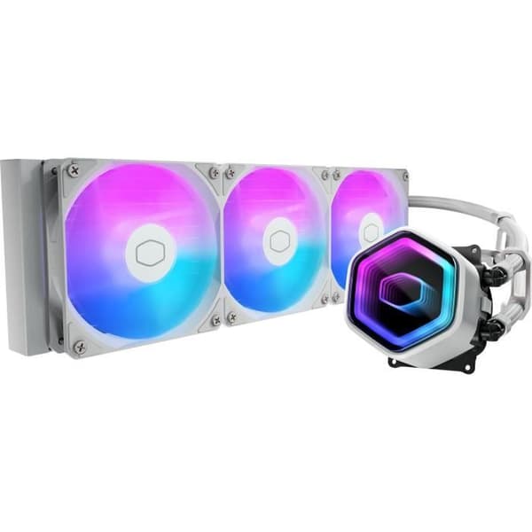 COOLER MASTER - MasterLiquid 360 Core II Vit Utgåva - Vattenskylning AIO - Fläktar 120mm