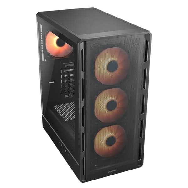 Spelhus - COUGAR - AIRFACE PURE PRO B - Svart - 4 ARGB-fläktar - USB-C 3.2 Gen2