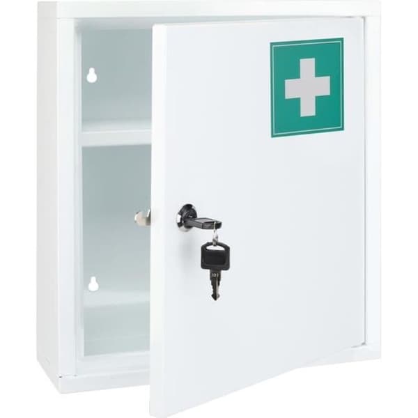 HI Medicinskåp 31,5x10x36 cm Stål
