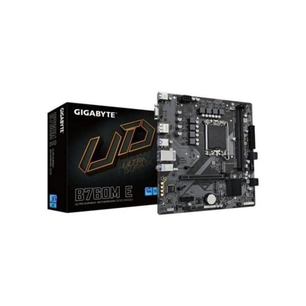 Platskort Gigabyte B760M E DDR5 LGA1700 micro ATX Dual M.2 PCIe 4.0 RAID