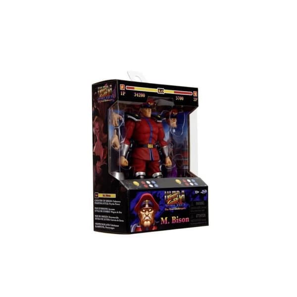 JAVA - Street Fighters - Bison ledad figur 15cm - Tillbehör - Från 8 år