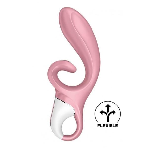 Vibromassager Rabbit - Satisfyer - Kram Mig - 100% Silikon - Flexibel - Rosa