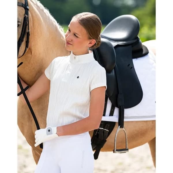 Ridsport polo för flickor QHP Kynlee