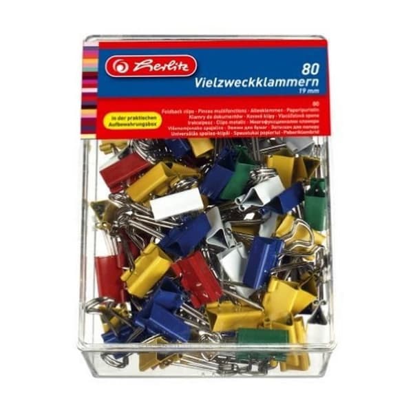 Set med 80 multifunktionstänger 19 mm HERLITZ - Svart - Tång