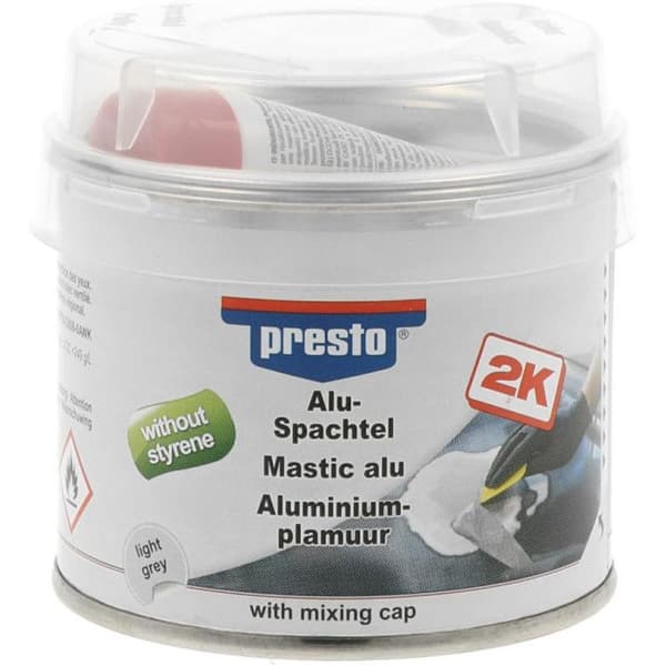 Mastic - Aluminium - Utan styren - Presto - Burk 1kg