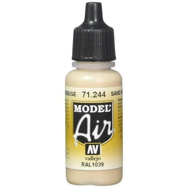 Akrylfärg - Flygplansmodell - Sandbeige - Matt - 17 ml