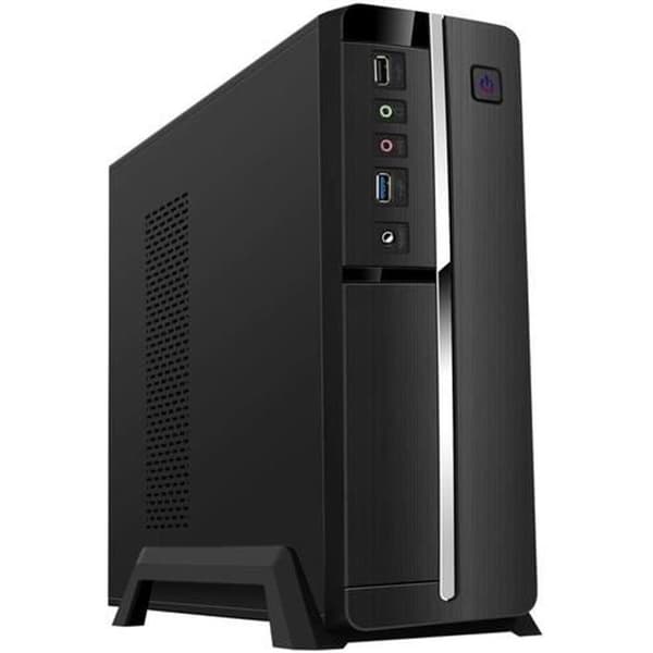 PC-chassi Slim Micro-ATX – TooQ – USB 3.0 – Strömförsörjning 500 W