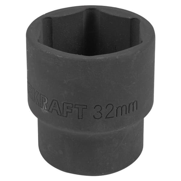 Kort 6-kantig hylsa 32 mm (1/2")