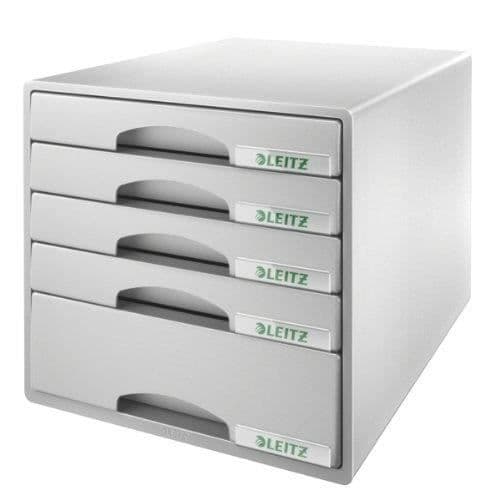 Klassificeringsblock - LEITZ - PLUS 52110085 - 5 lådor - Grå