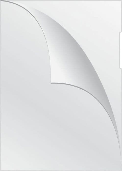 Presentationsficka - Q-CONNECT - KF14844 - 100-pack - A4 - Transparent - Färglös