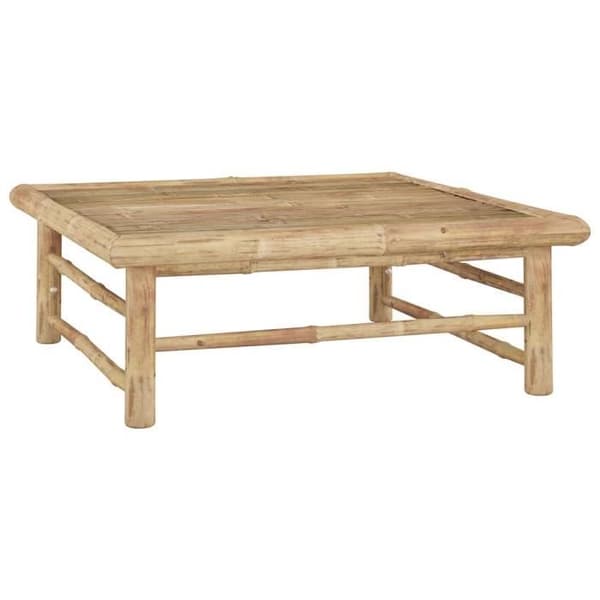 Trädgårdsmöbler - vidaXL - 2 st - Bambu - Kuddar i krämvitt - Modulär och elegant